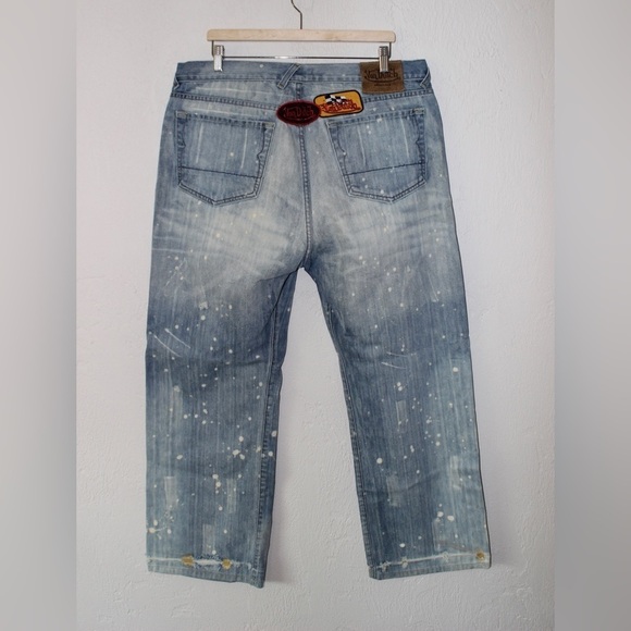 Von Dutch Other - Men’s Vintage Y2K Made in USA Von Dutch Greaser Tint & Grinding Jeans Size 38